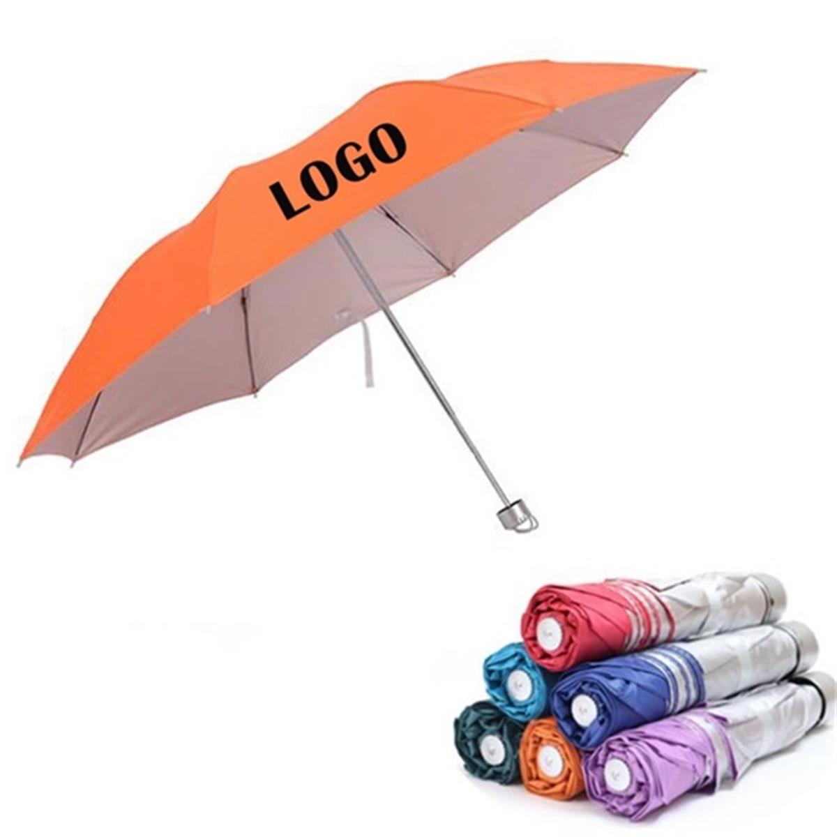 HUPSTL191 Folding Sun Rain Umbrella