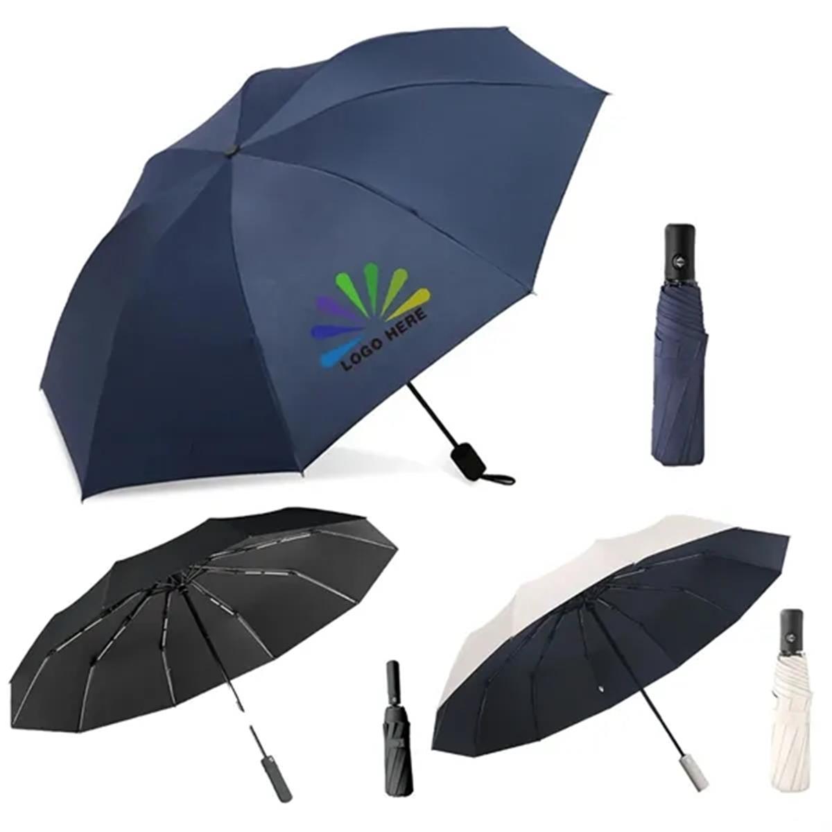 HUPSTL191 Folding Sun Rain Umbrella