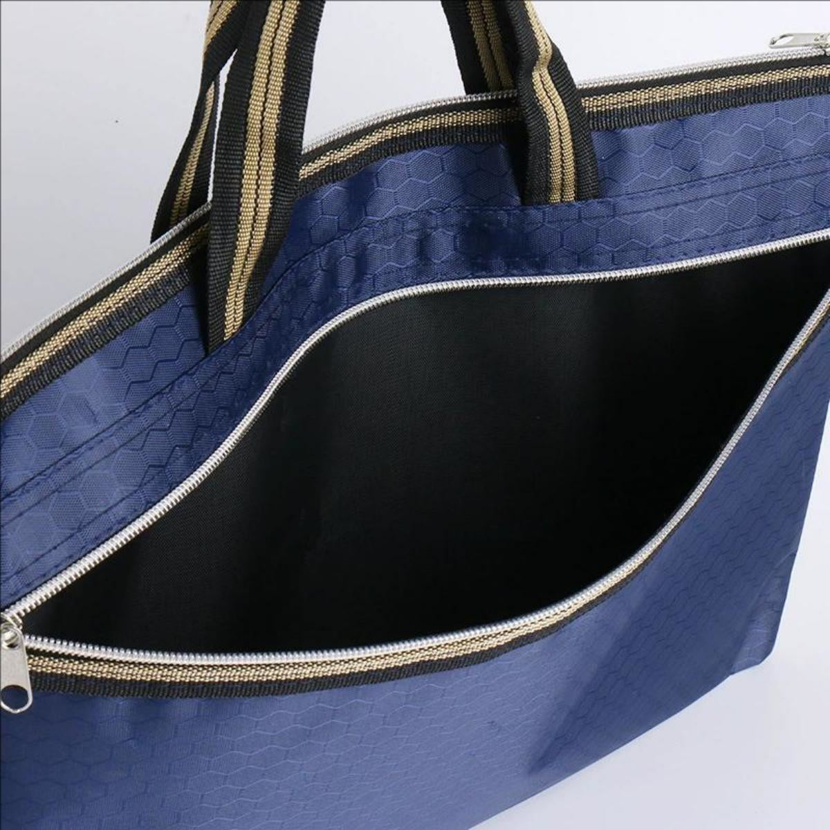 HUPSTL197 Portable Canvas File Bag Business Briefcase