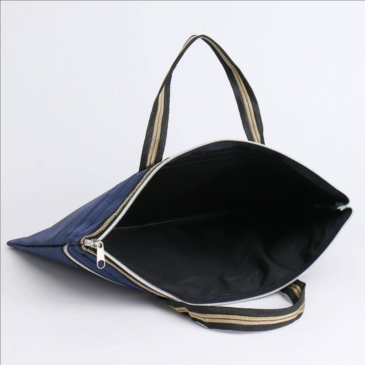 HUPSTL197 Portable Canvas File Bag Business Briefcase