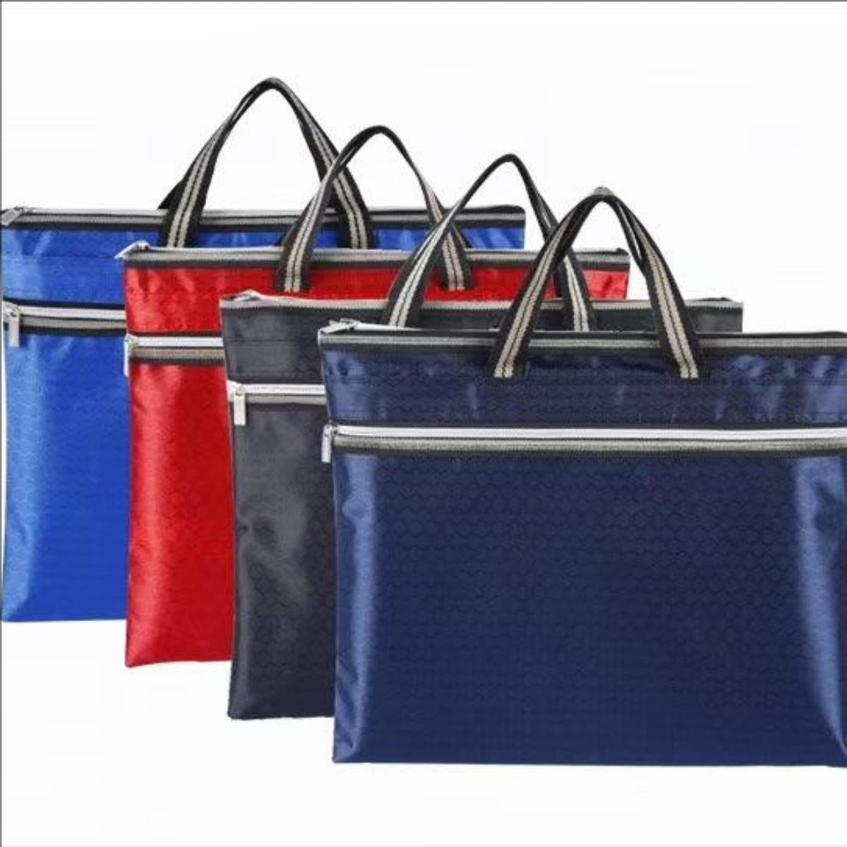 HUPSTL197 Portable Canvas File Bag Business Briefcase
