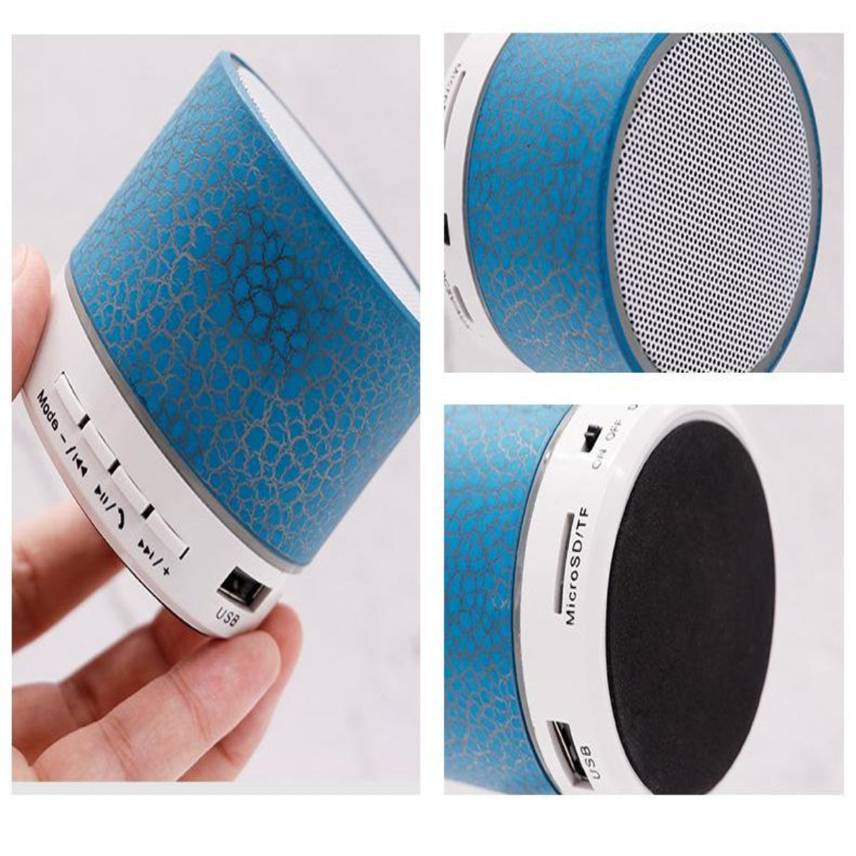 HUPSTL199 Portable Mini Light-Up Bluetooth Wireless Speaker