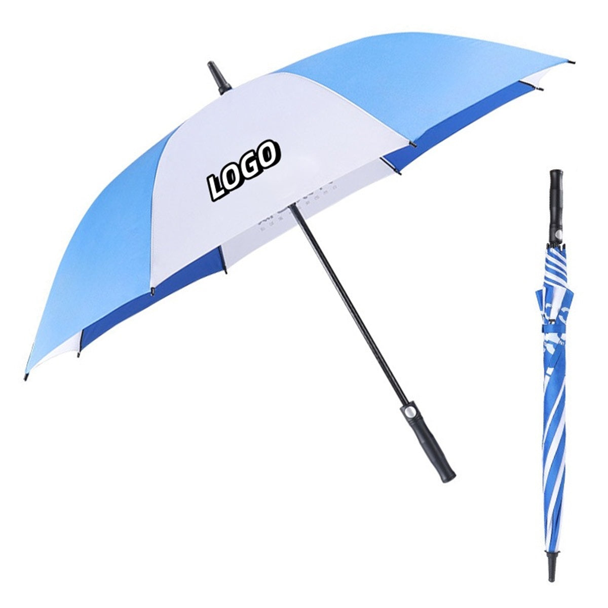 HUPSTL212 Manual Straight Long Handle Golf Umbrella