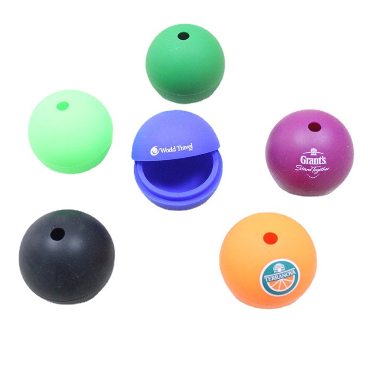 HUPSTL213 Silicone 1 3/4" Ice Ball Mold