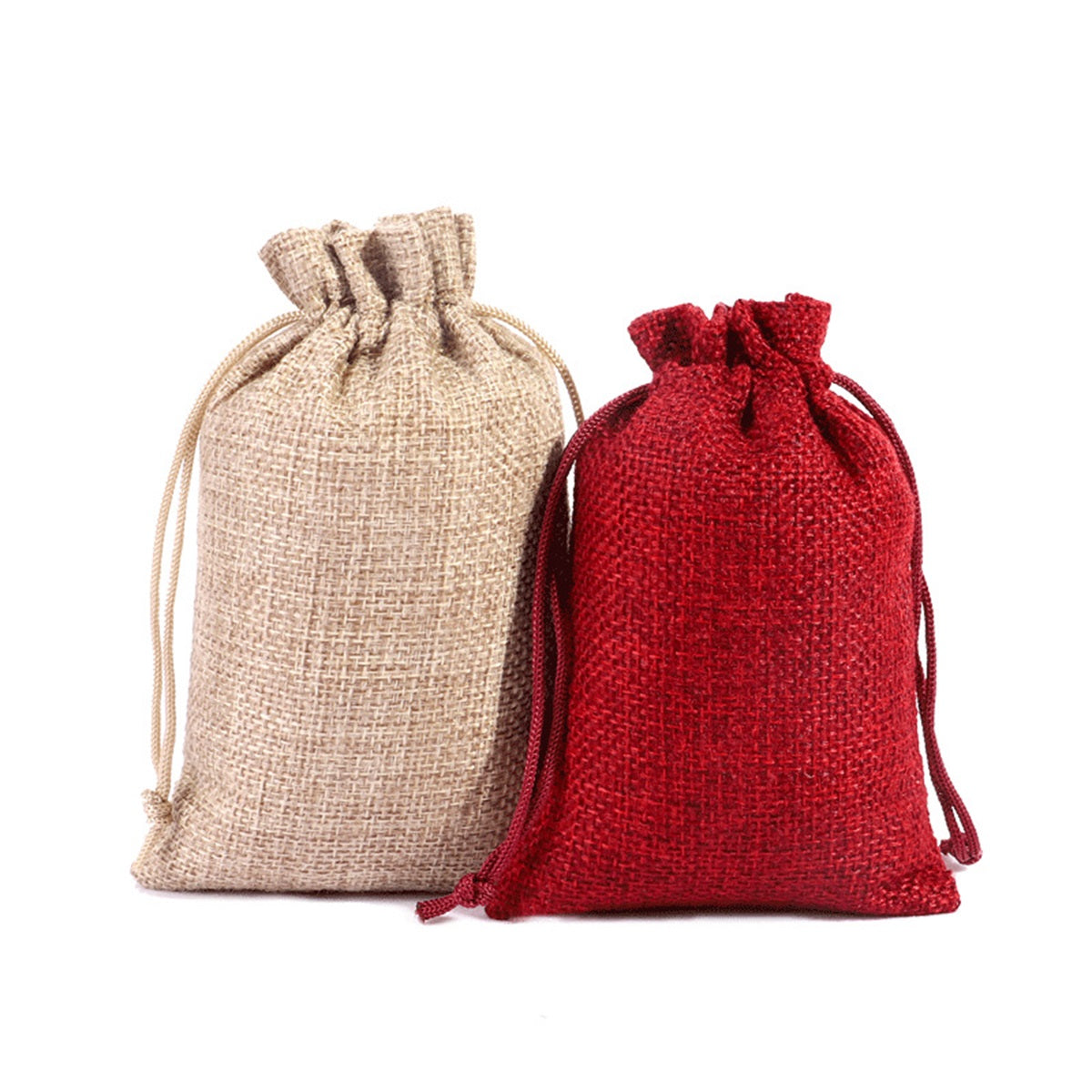 HUPSTL220 Custom Burlap Gift Bag 4"X6"