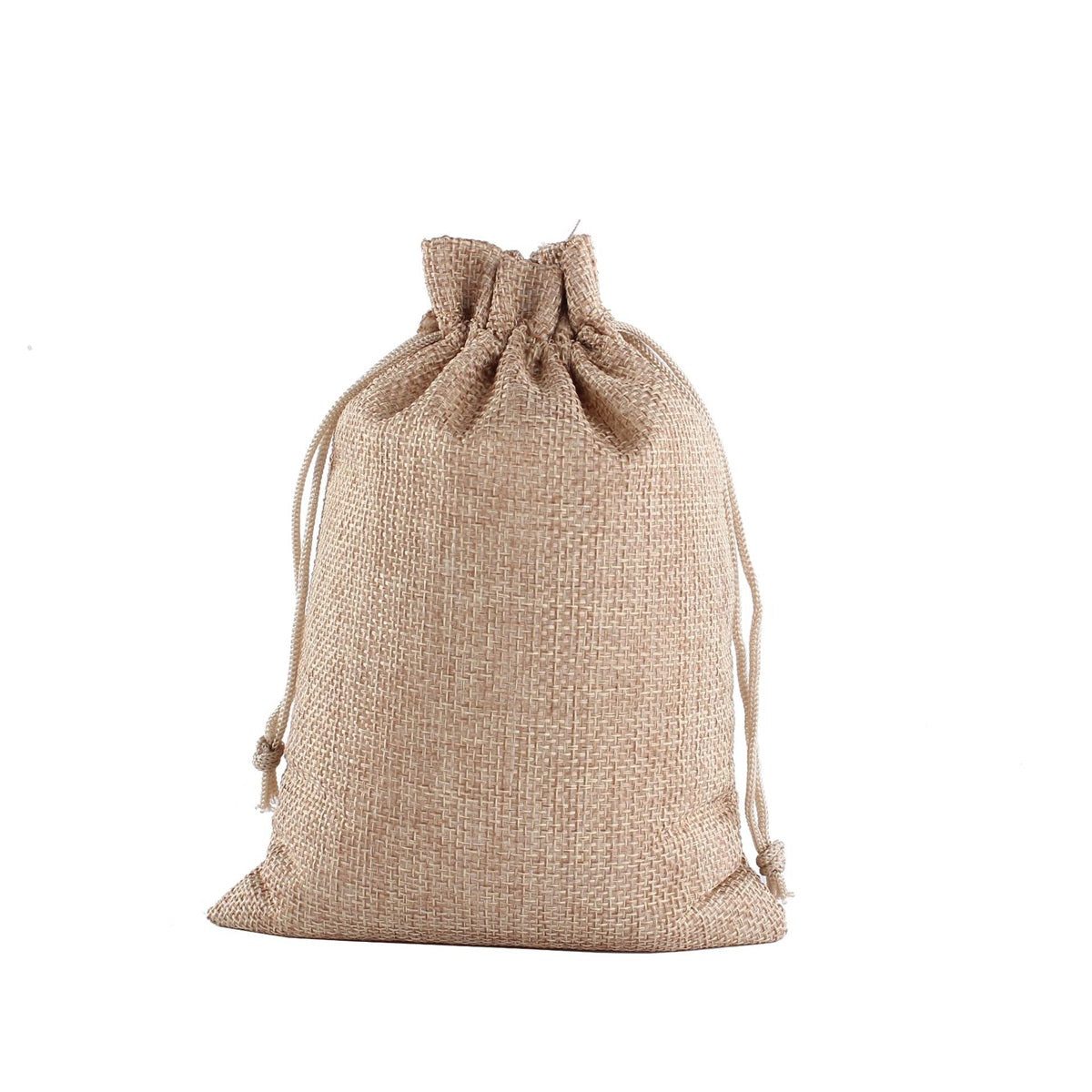 HUPSTL220 Custom Burlap Gift Bag 4"X6"