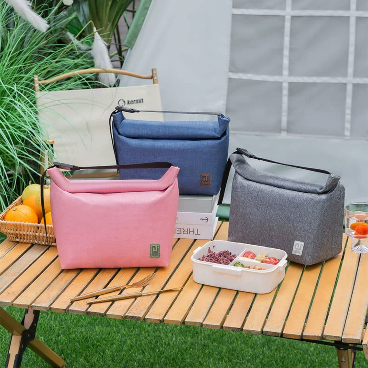 HUPSTL221 Oxford Cloth Bento Insulated Lunch Bag