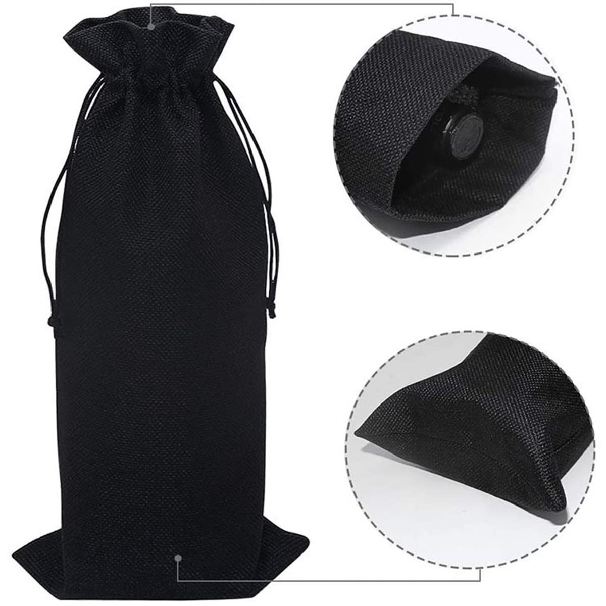 HUPSTL224 Single Bottle Canvas Bag