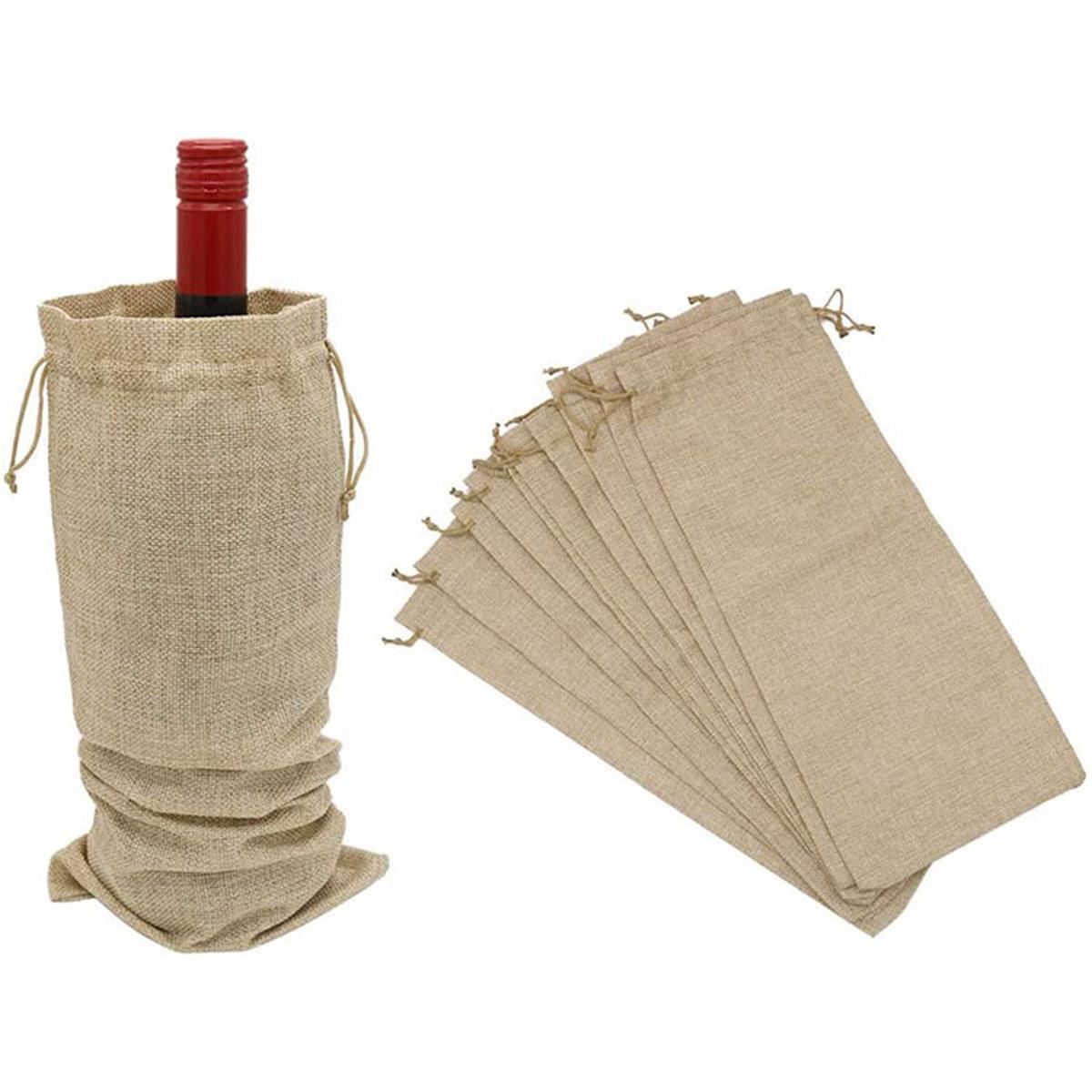 HUPSTL224 Single Bottle Canvas Bag