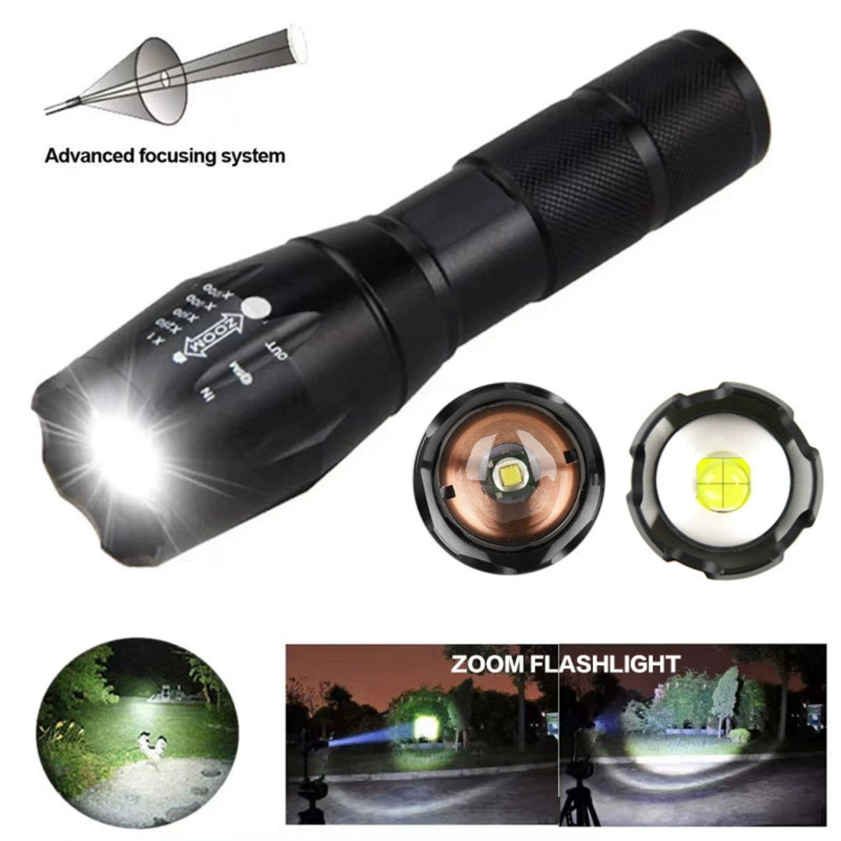HUPSTL247 Aluminum Led Flashlight