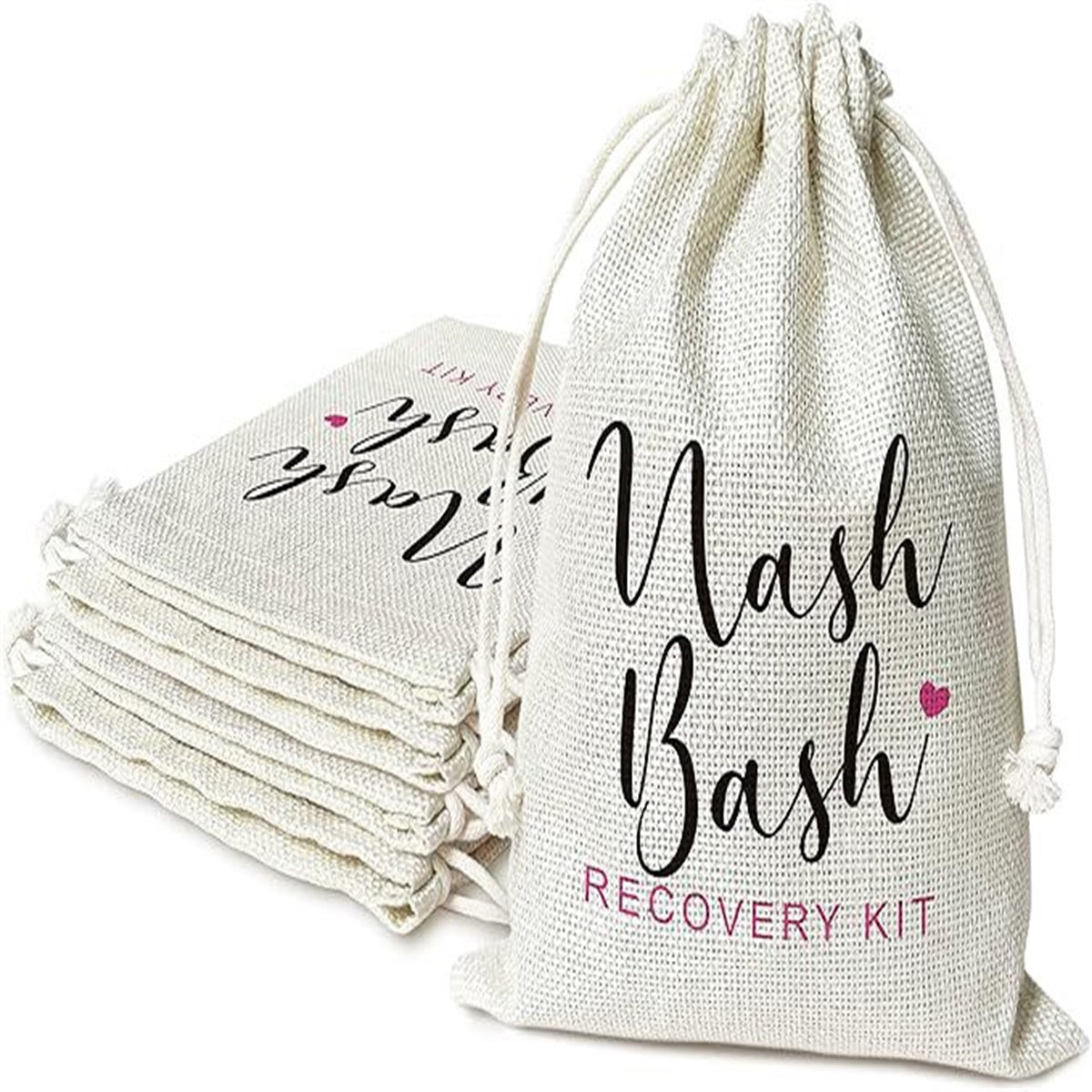 HUPSTL249 Durable Cotton Drawstring Tote Bags