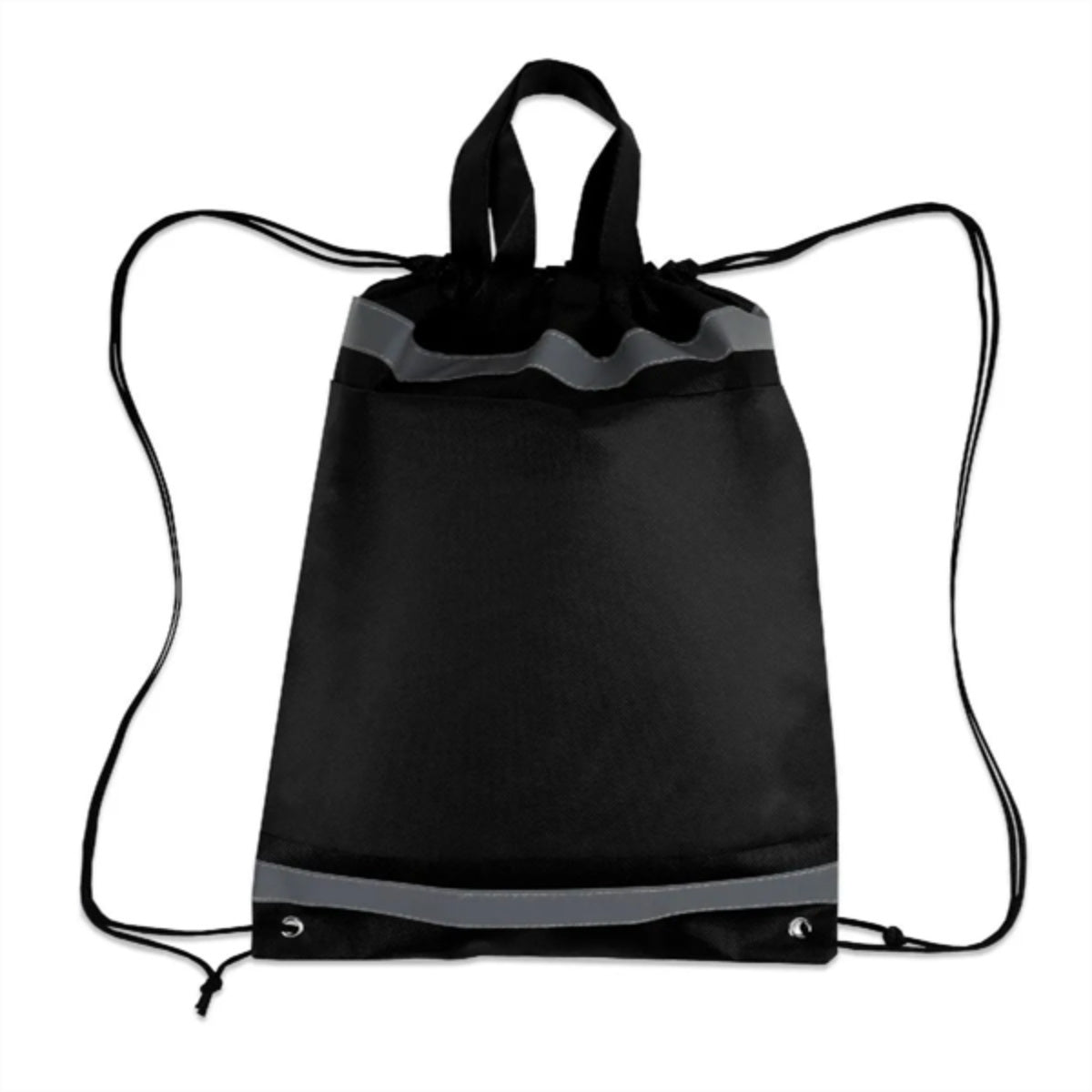 HUPSTL251 Reflective Non Woven Drawstring Backpacks