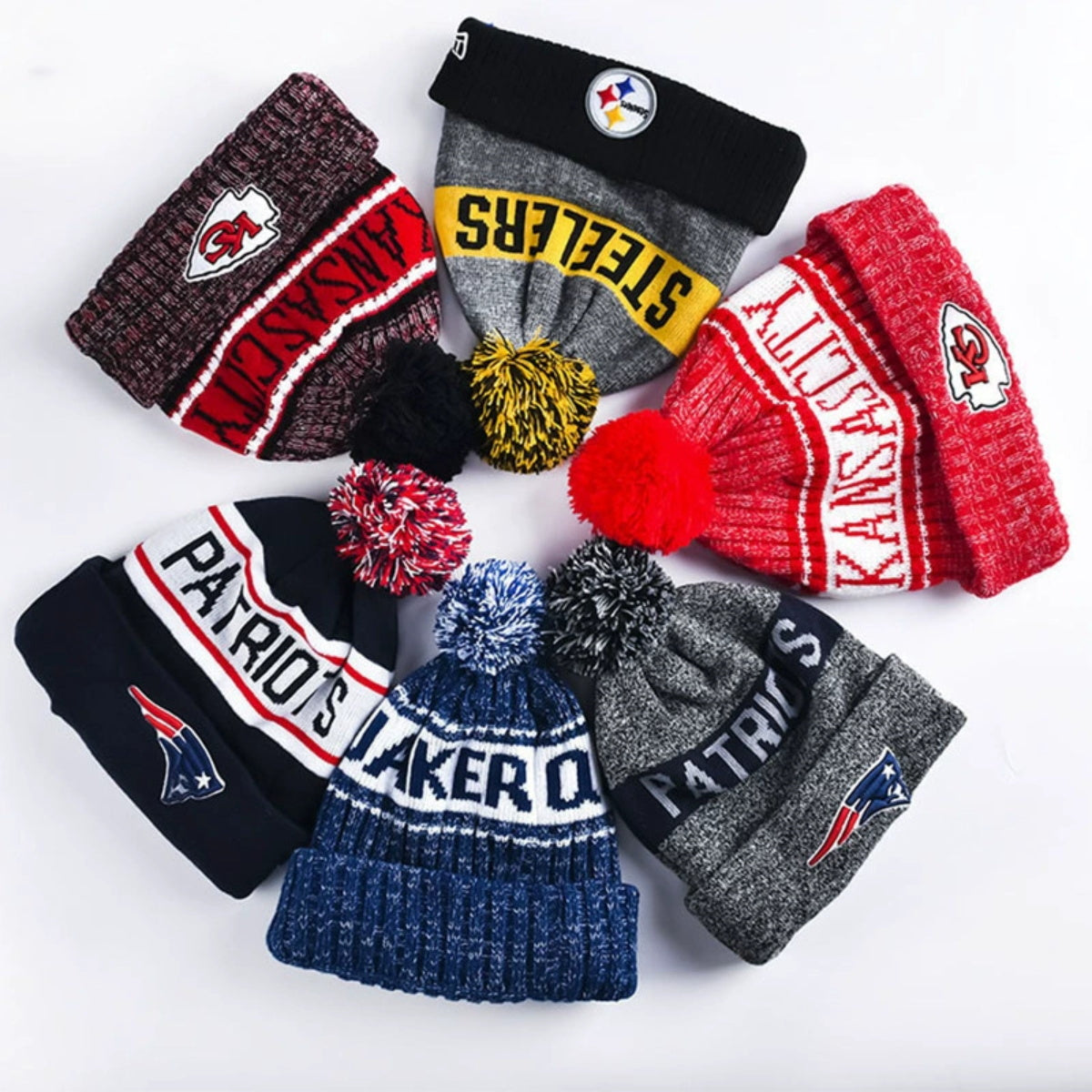 HUPSTL254 Tie Dye Beanie Soft Winter Knit Hat