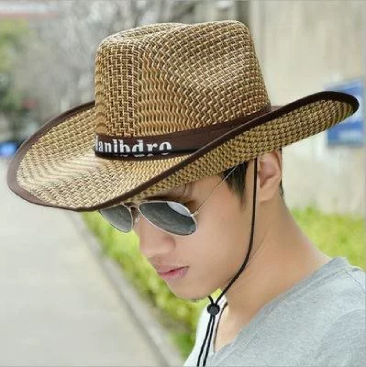 HUPSTL257 Beach Sun Straw Hat