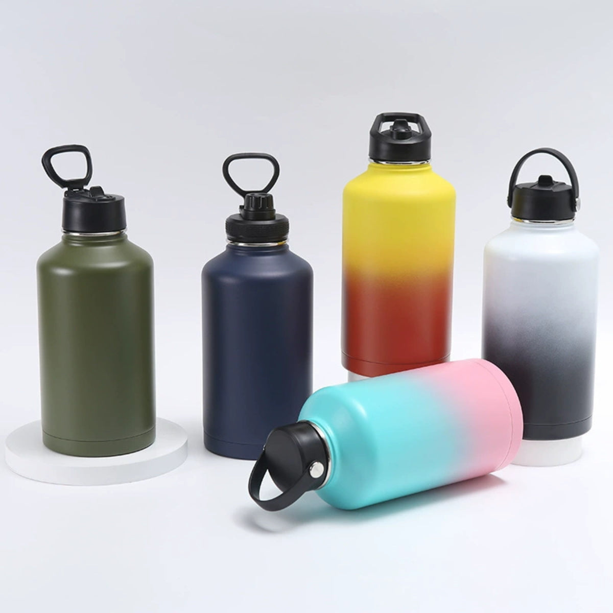 HUPSTL260 64Oz Insulated Stainless Steel Water Bottle