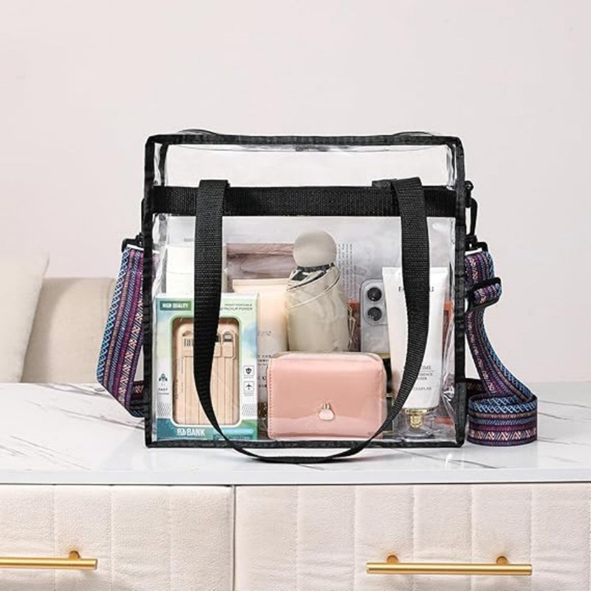 HUPSTL264 Clear Tote Bag