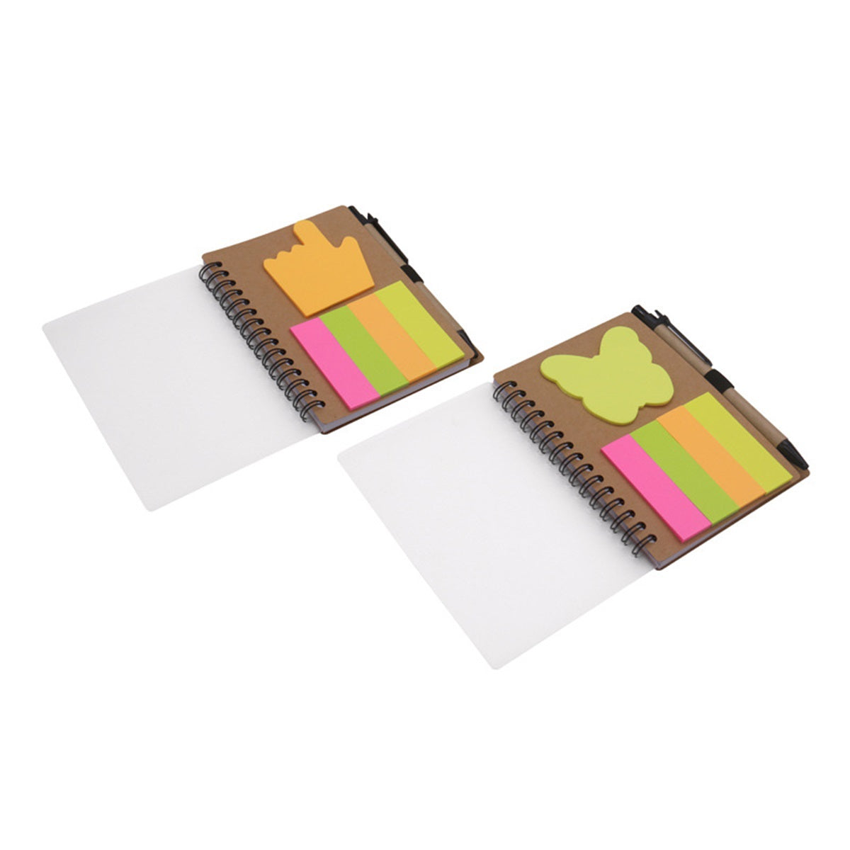 HUPSTL268 Notebook With Sticky Notes