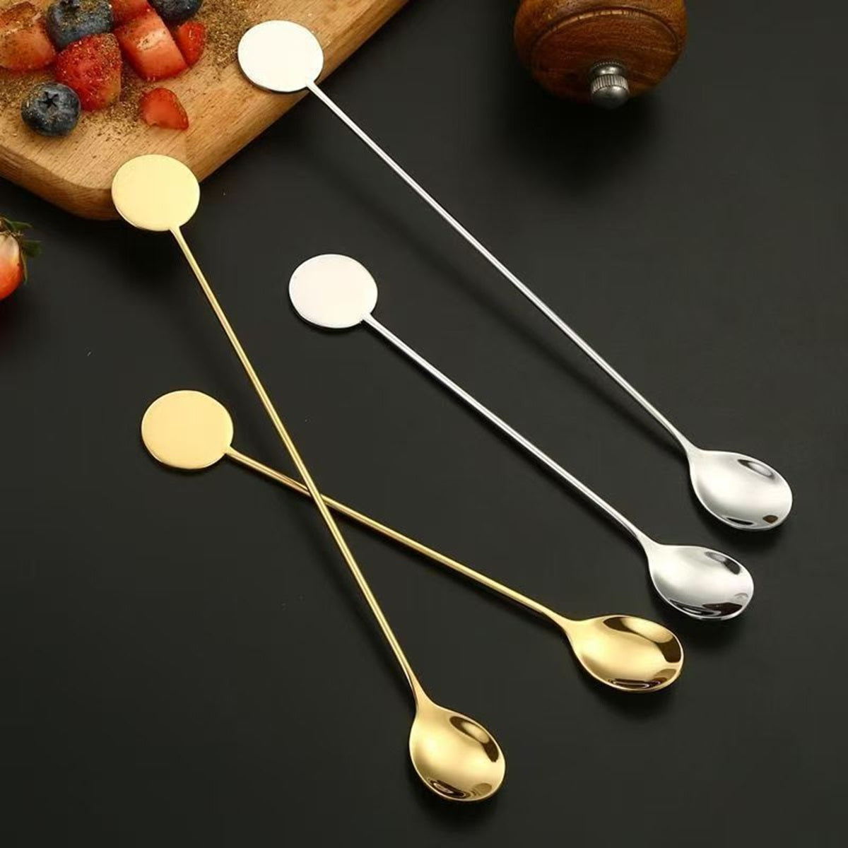 HUPSTL270 Stainless Steel Stirrer Spoon Beverage Mixer