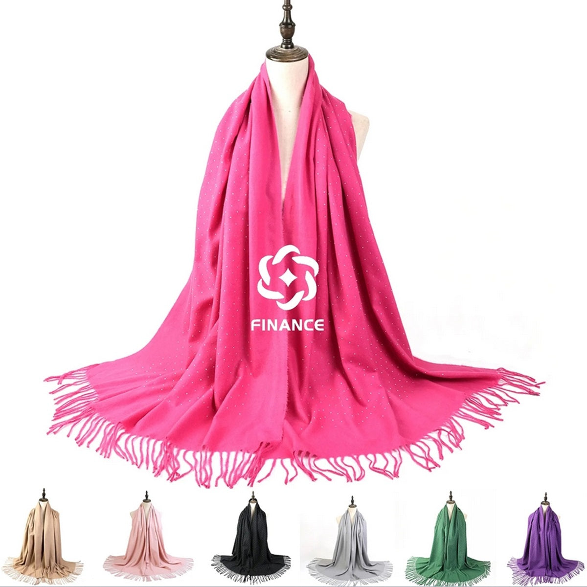 HUPSTL273 Winter Pashmina Scarf 40 Color