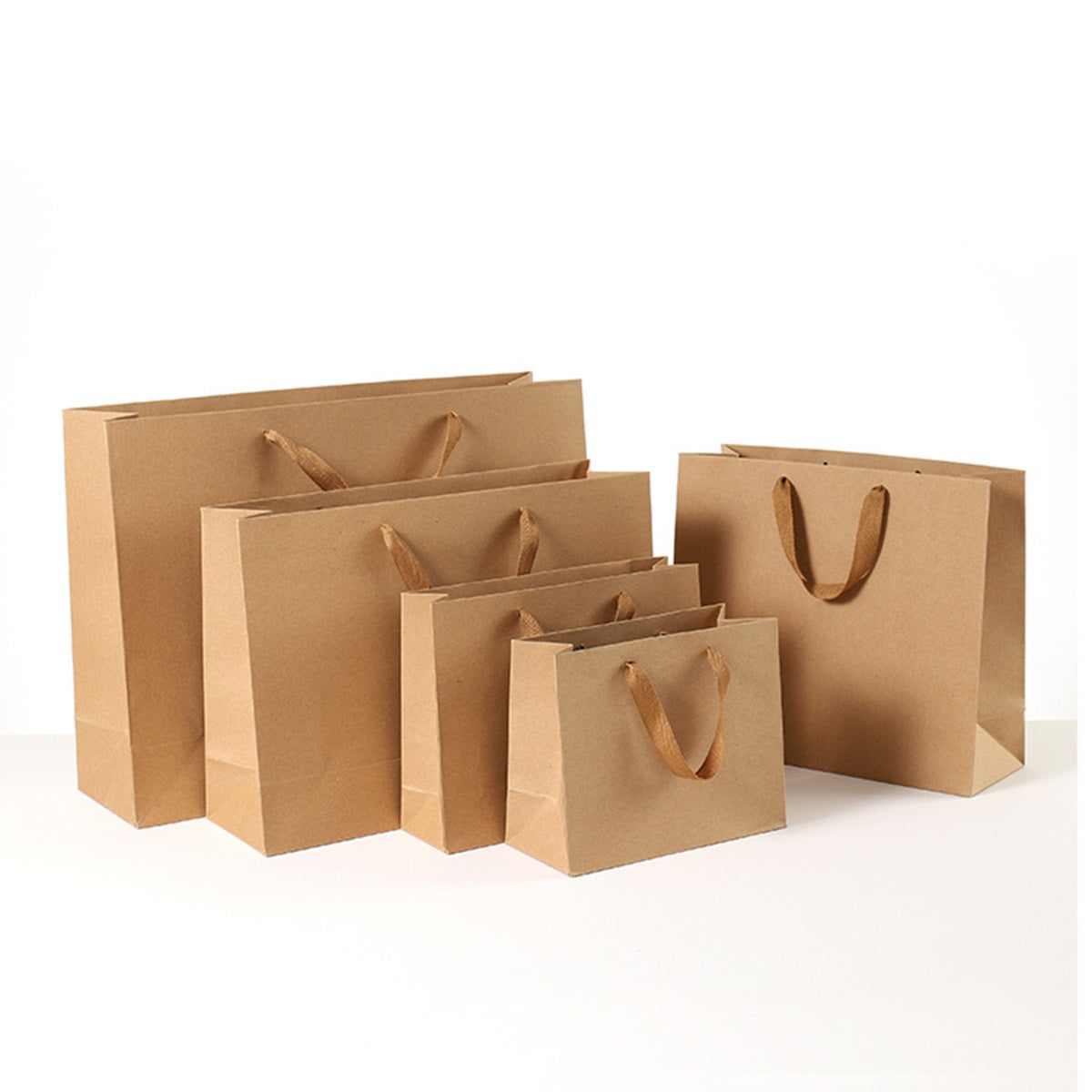 HUPSTL276 Natural Kraft Shopping Bag