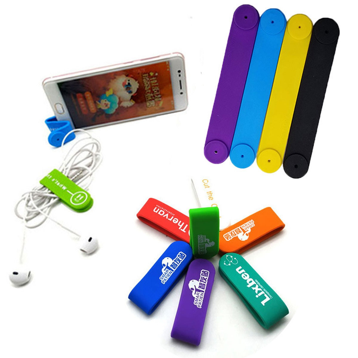 HUPSTL278 Multifunction Magnet Silicone Cell Phone Stand