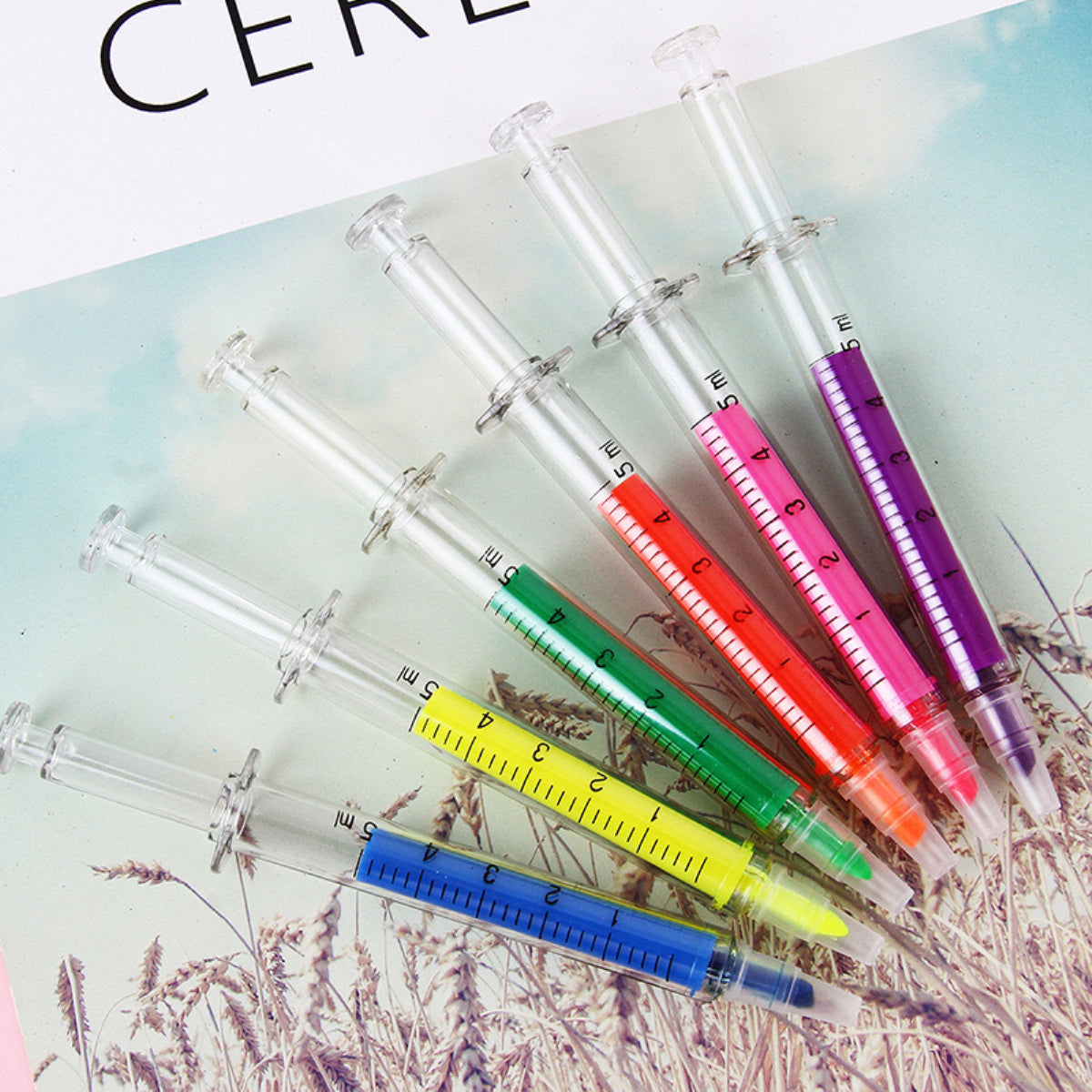 HUPSTL283 Curvaceous Ballpoint Pen/Highlighter
