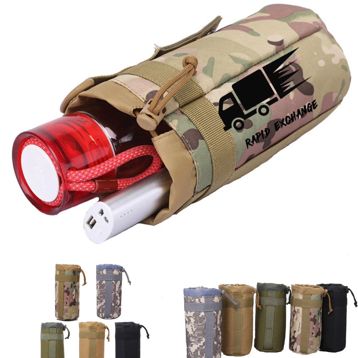 HUPSTL285 Camo Beer Bottle Coolers