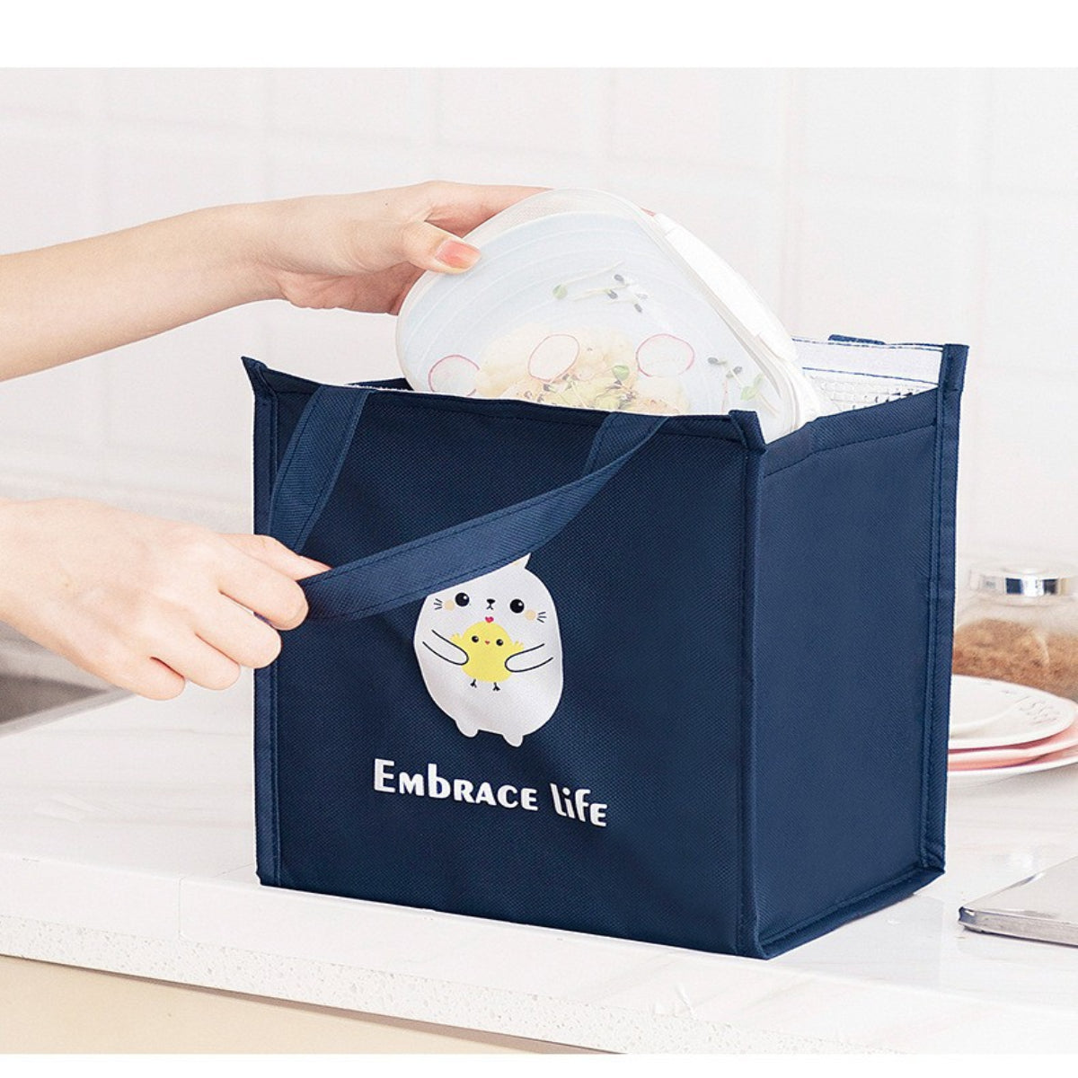 HUPSTL286 Non-Woven Insulated Thermal Picnic Bag