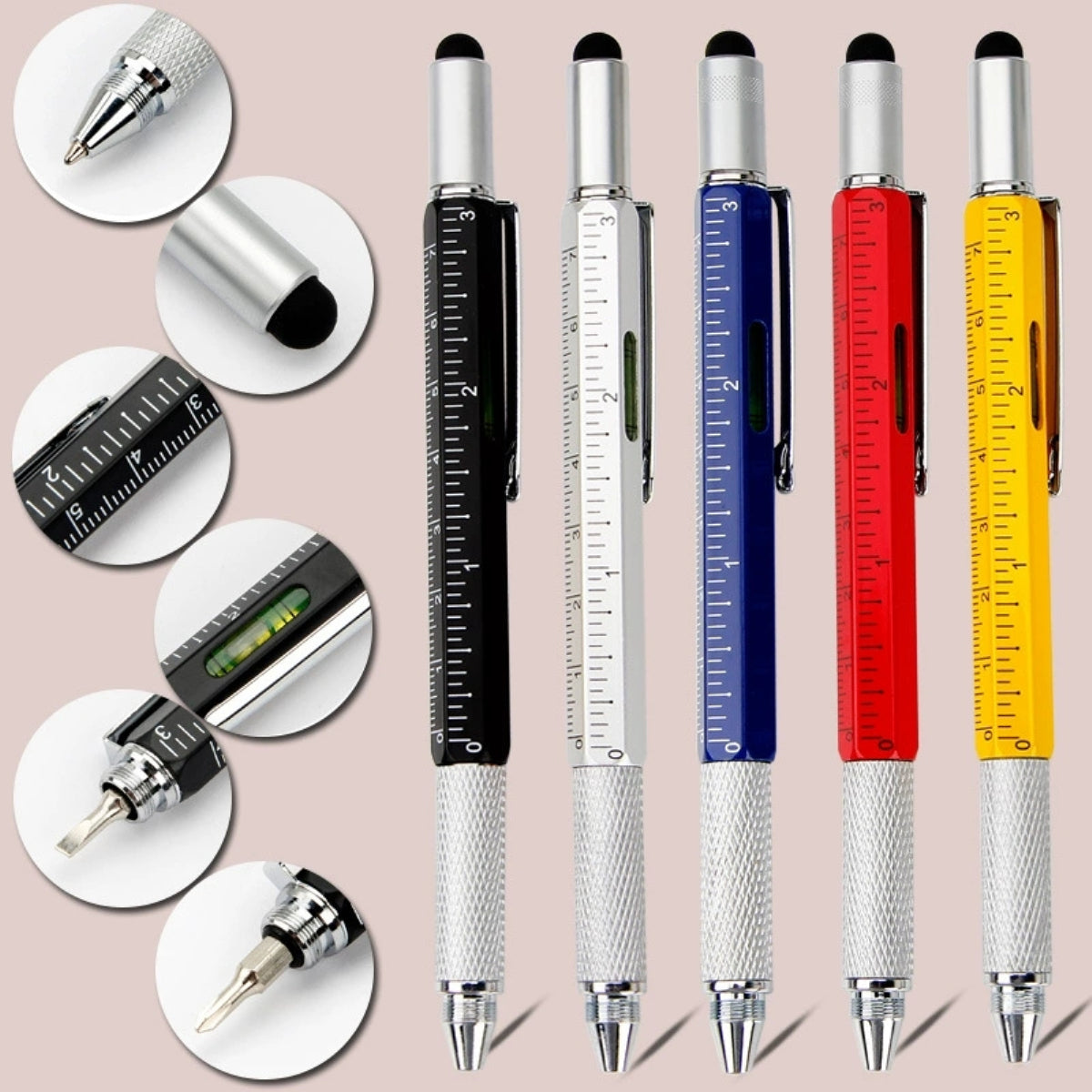 HUPSTL289 Multi Tool Ballpoint Pen
