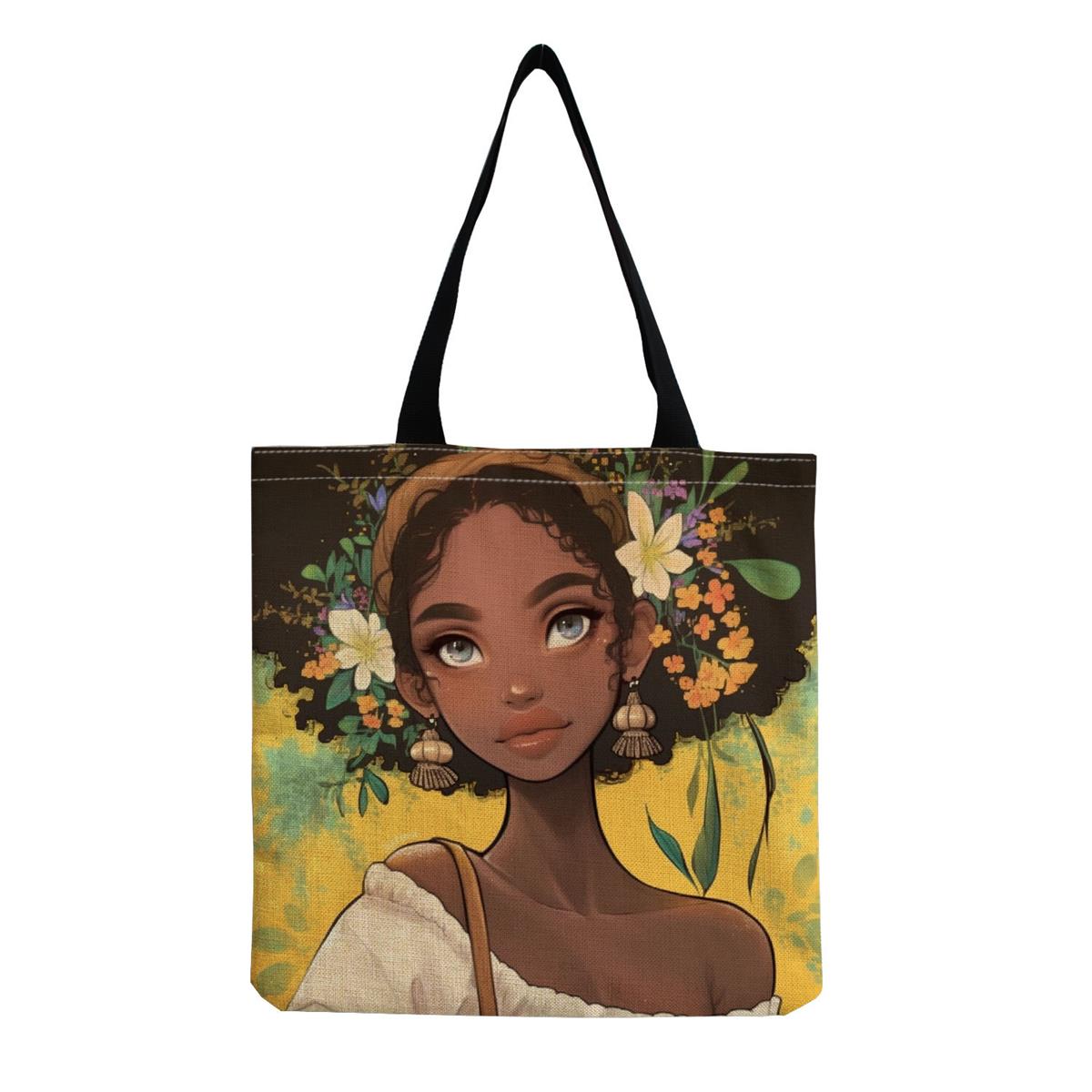 HUPSTL294Grocery Canvas Tote Bag-Full Color Transfer