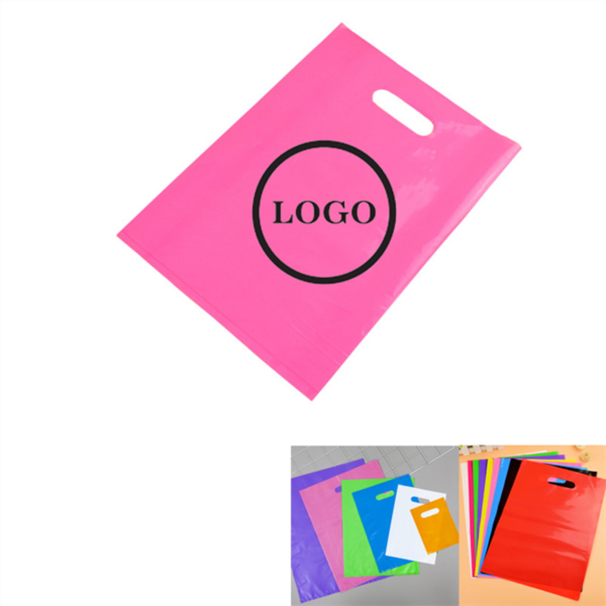 HUPSTL298 Die Cut Plastic Bag