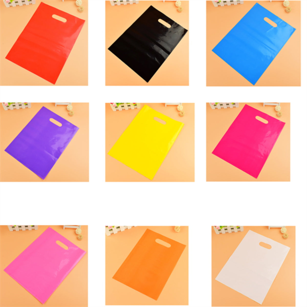 HUPSTL298 Die Cut Plastic Bag