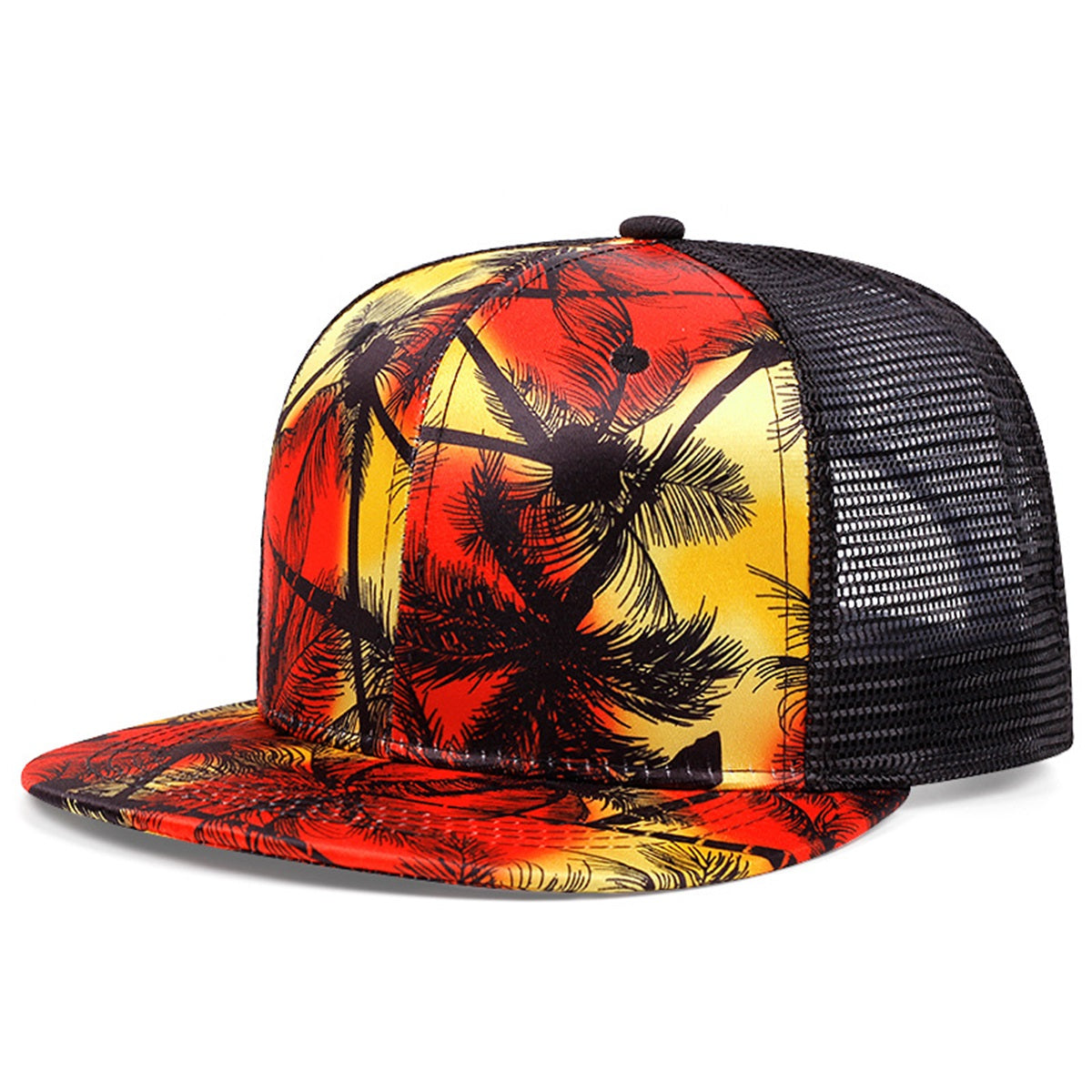 HUPSTL301 Flat Mesh Baseball Cap