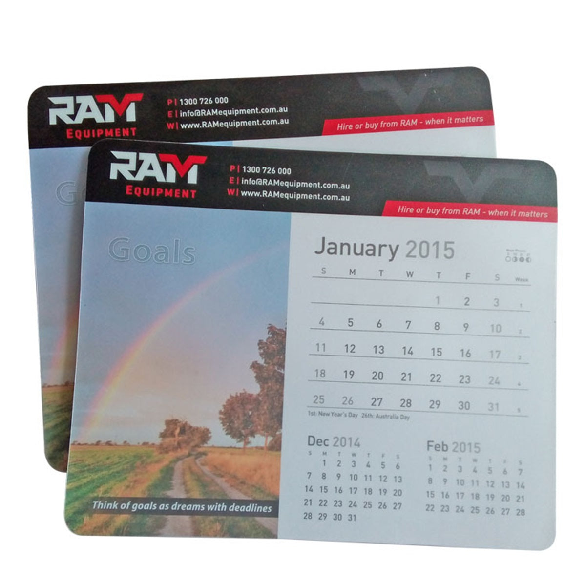 HUPSTL302 Calendar Mouse Pad