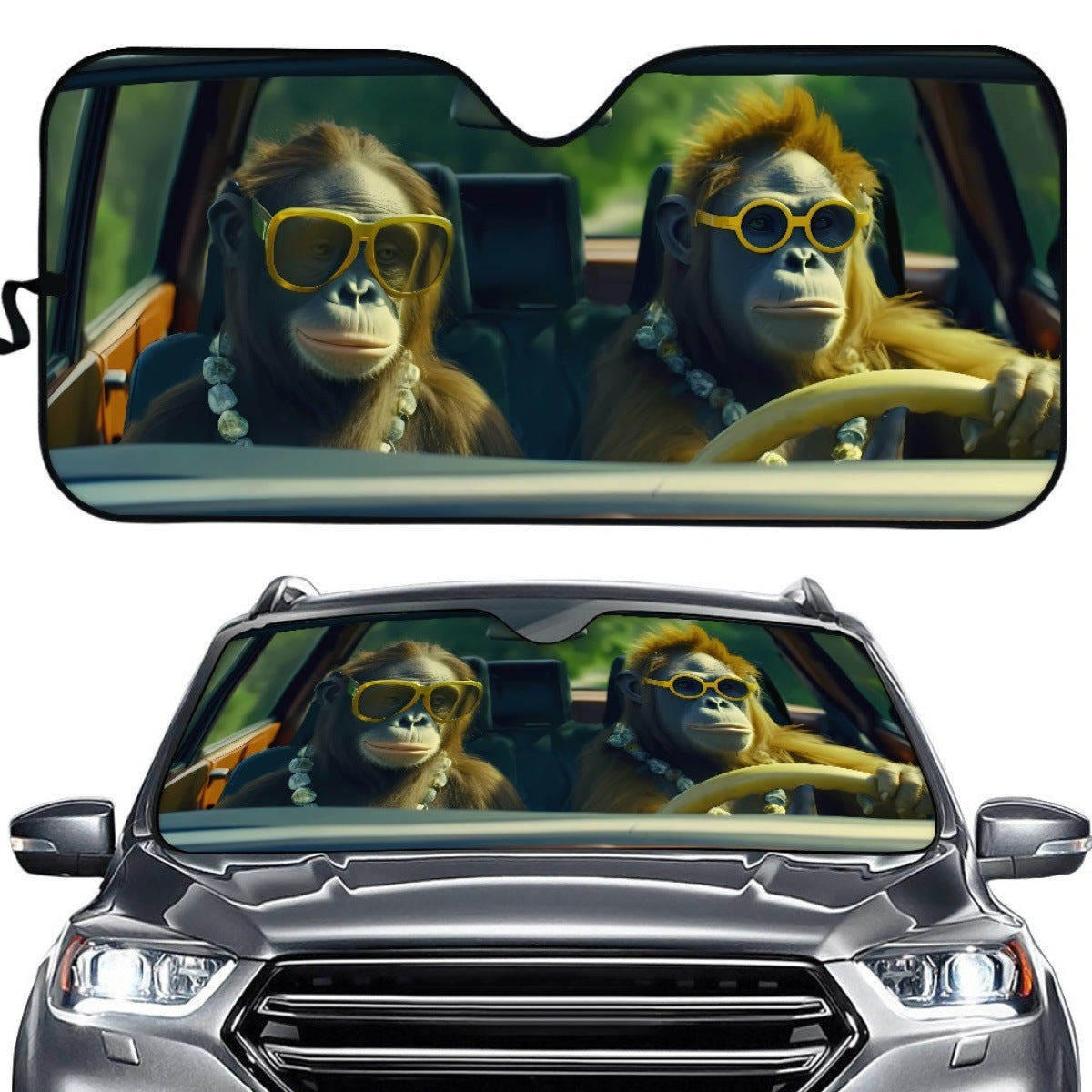 HUPSTL303 Sublimation Full Color Car Sunshade Moq 100Pcs