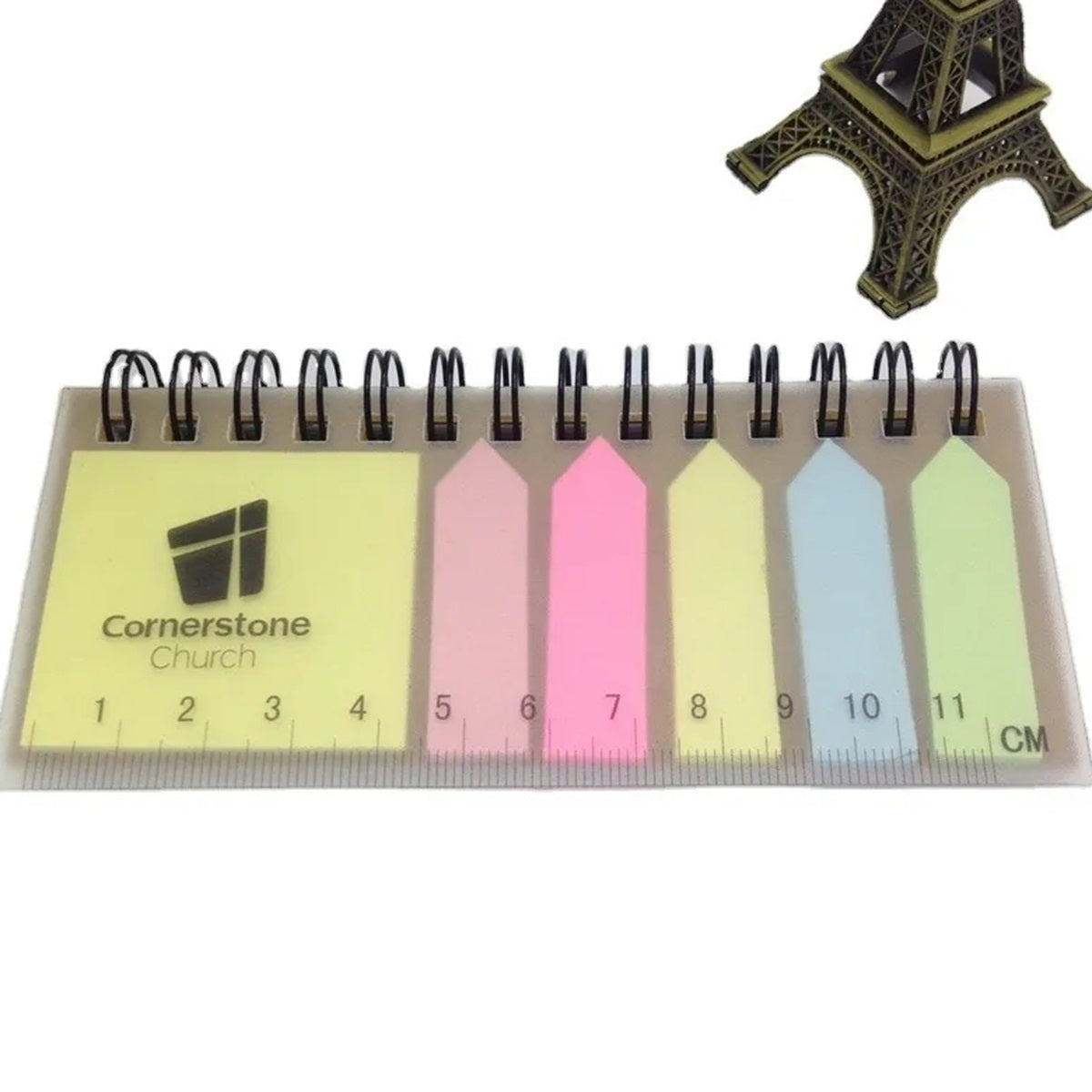HUPSTL304 Sticky Book With Ruler