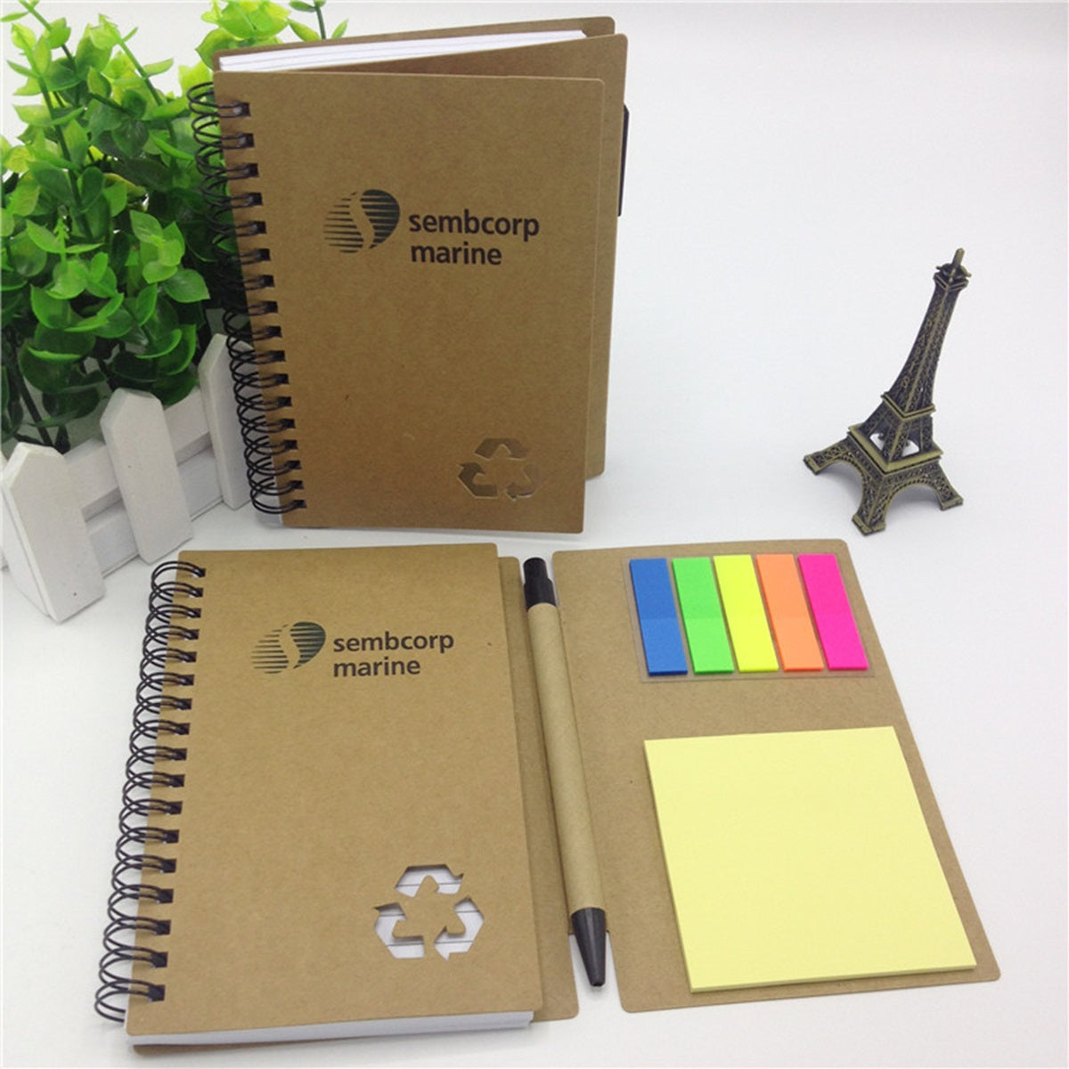 HUPSTL304 Sticky Book With Ruler