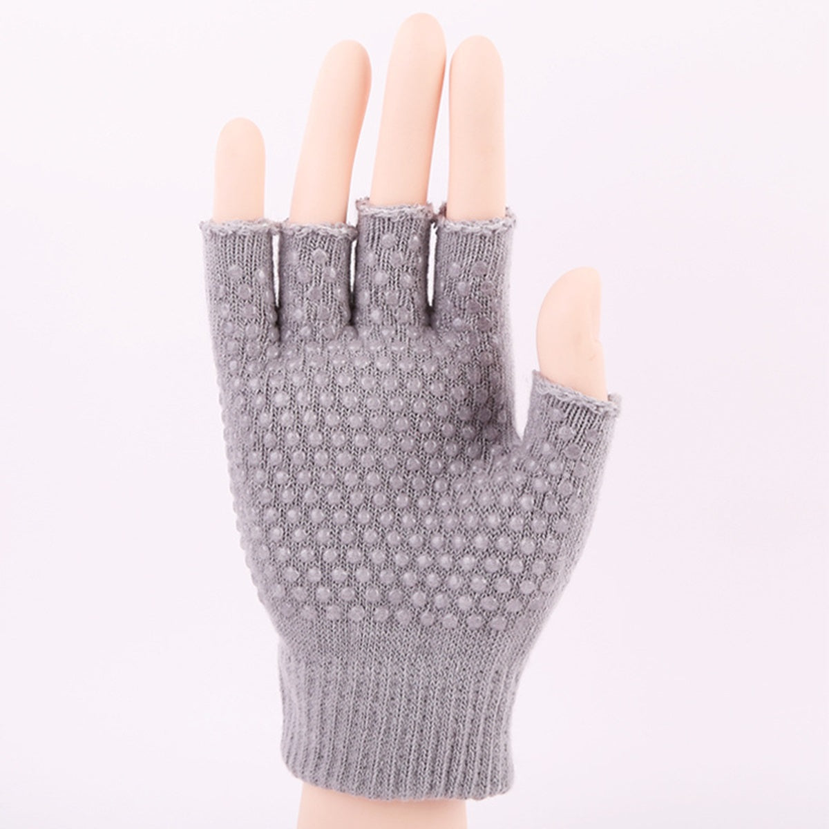 HUPSTL307 Fingerless Knitted Gloves