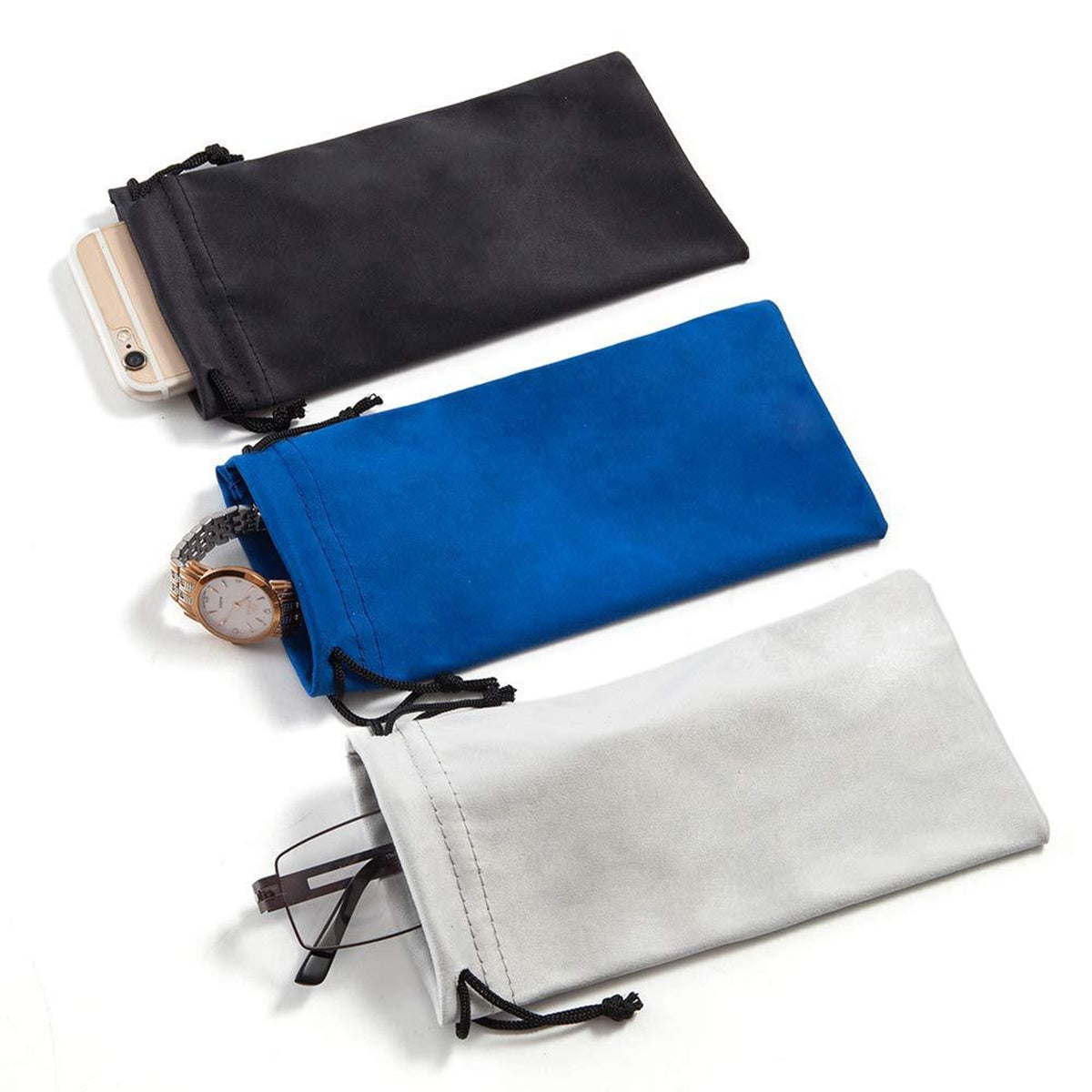 HUPSTL309 Microfiber Drawstring Bag