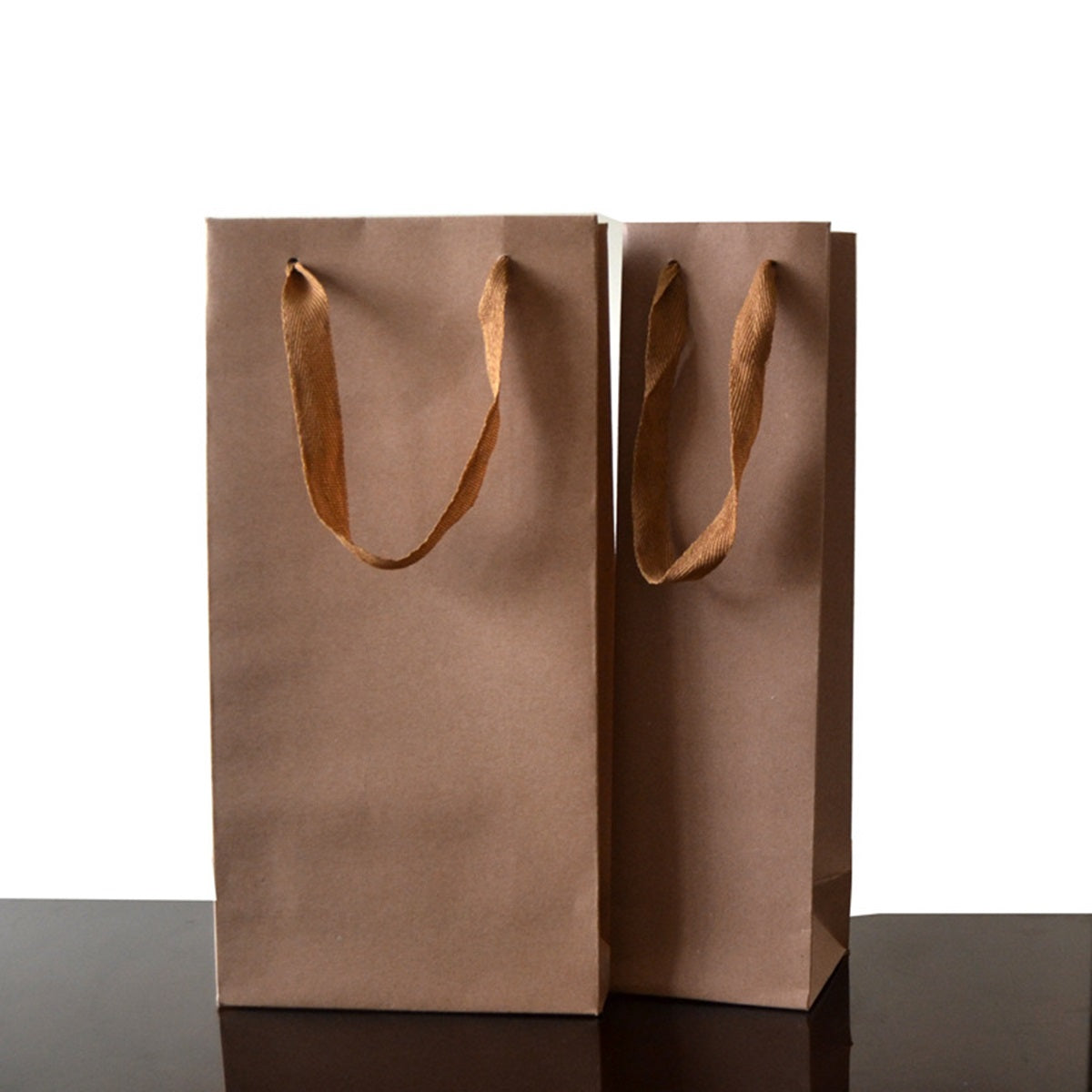 HUPSTL314 Paper Single Bottle Wine Tote Bag