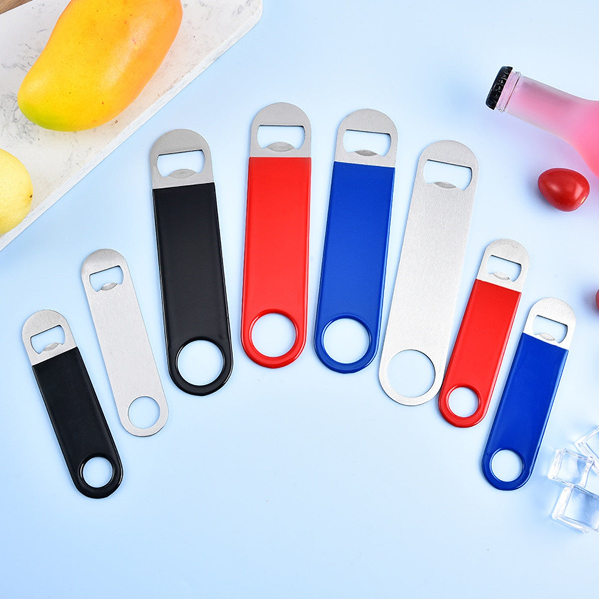 HUPSTL315 Vinyl Coated Stainless Steel Bottle Opener