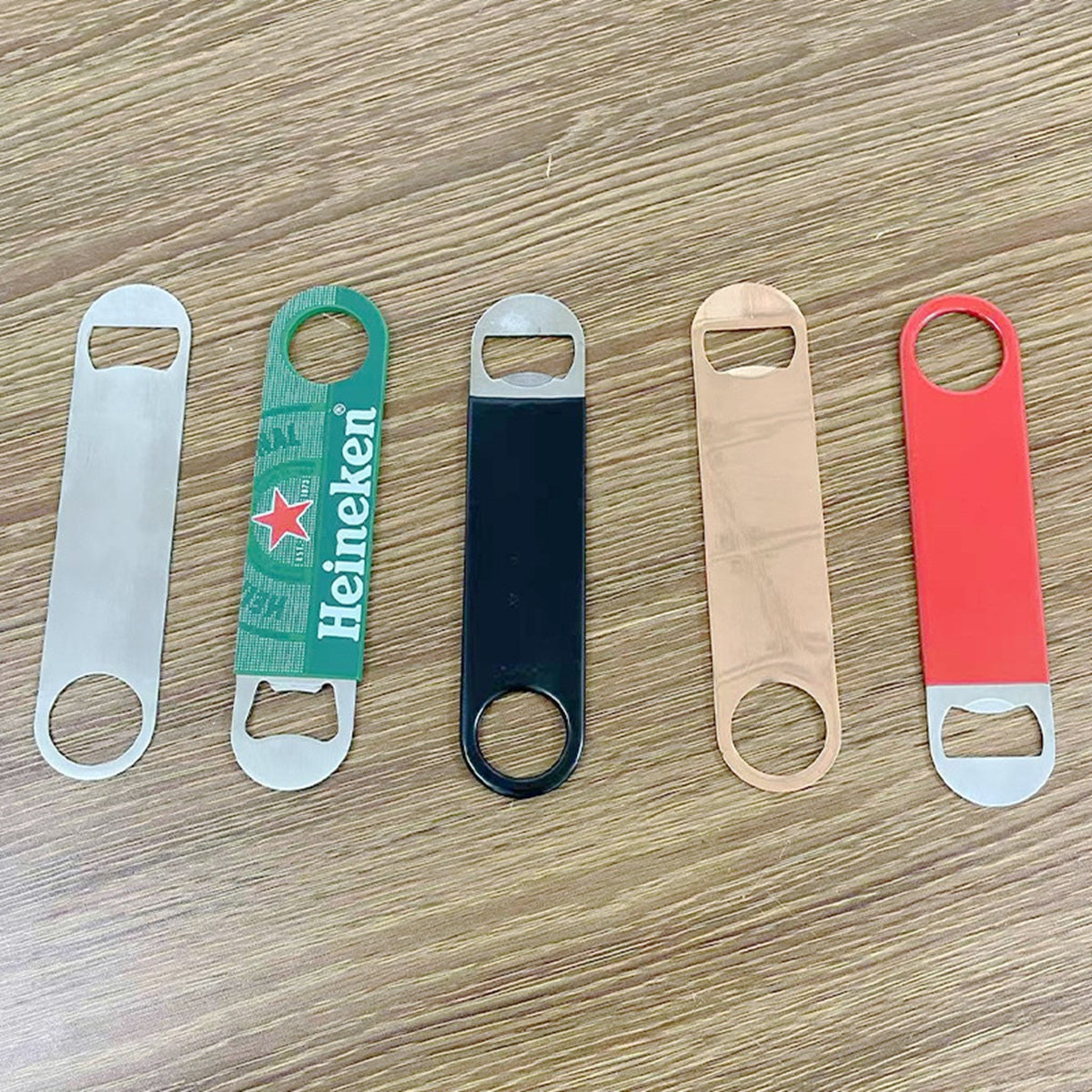 HUPSTL315 Vinyl Coated Stainless Steel Bottle Opener