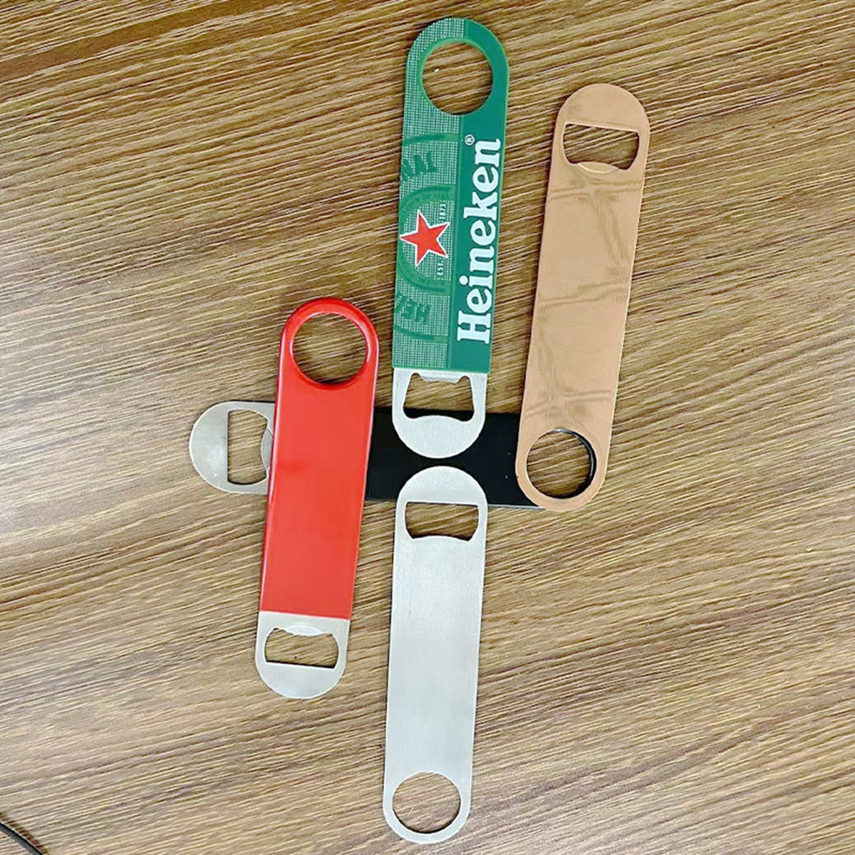 HUPSTL315 Vinyl Coated Stainless Steel Bottle Opener