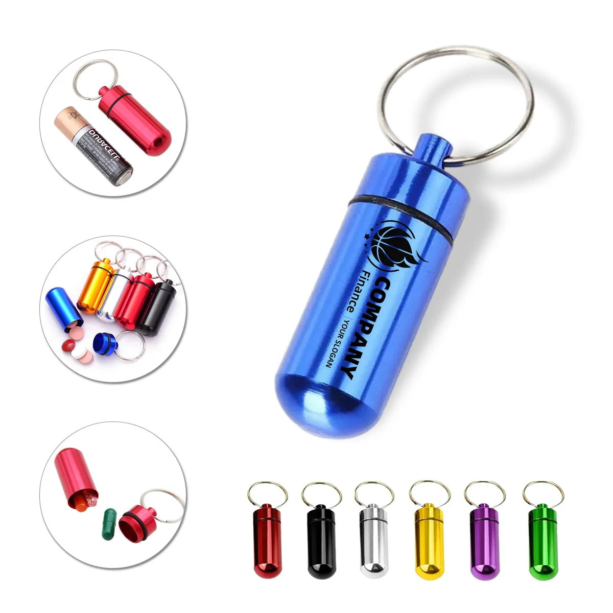 HUPSTL325 TWo-Tune Aluminum Pill Bottle
