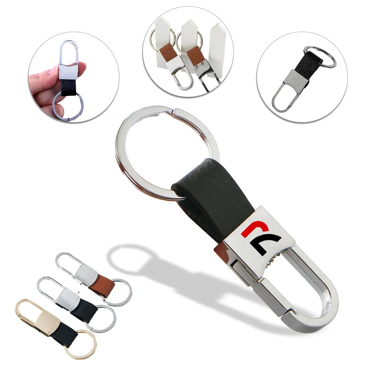 HUPSTL330 Classic Stainless Steel Keychain