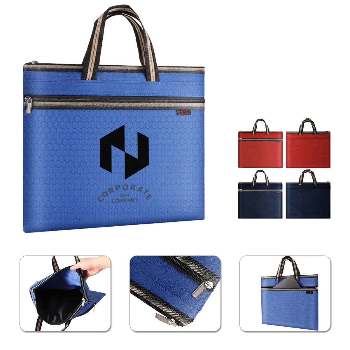 HUPSTL331 Document Tote Hand Bag