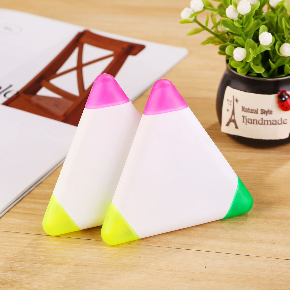 HUPSTL333 Tri-Highlighter W/ Custom Logo