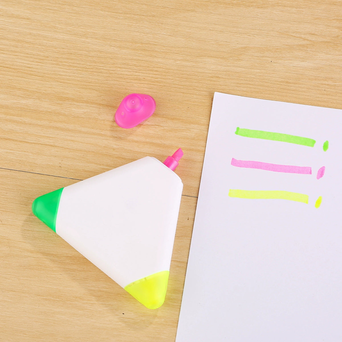 HUPSTL333 Tri-Highlighter W/ Custom Logo