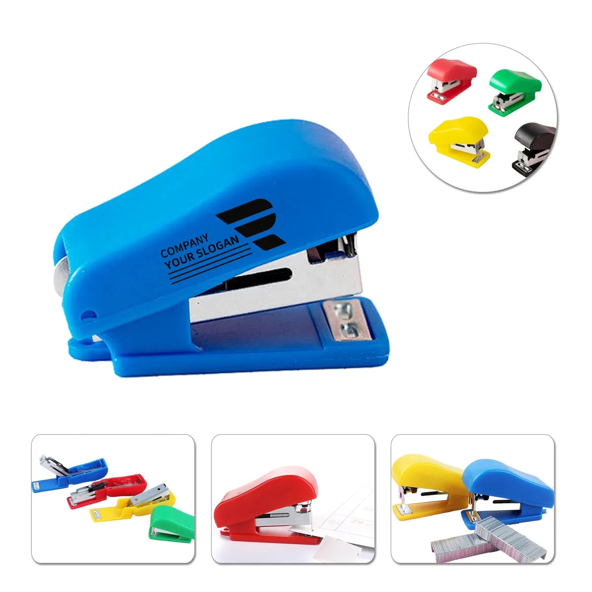 HUPSTL338 Bright Color Pocket Stapler
