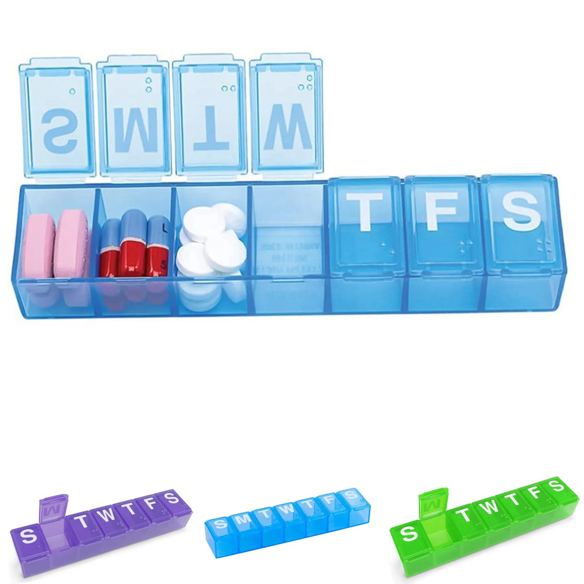 HUPSTL340 Weekly Pill Medicine Box